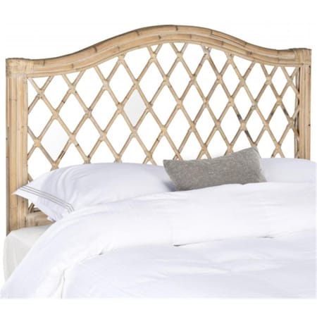 Safavieh Gabrielle Queen Size Headboard, White Washed - 55.1 x 3 x 61.4 in. SEA8031C-Q